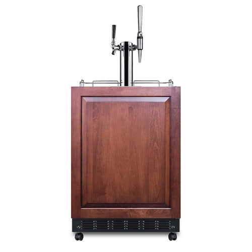 Summit Cold Brew/Nitro Kegerator (Panel Not Included), 24" Wide, Black (SBC7BRSIFCM2)