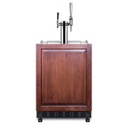 Summit Cold Brew/Nitro Kegerator (Panel Not Included), 24" Wide, Black (SBC7BRSIFCM2)