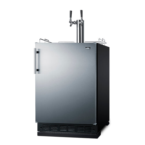 Summit Cold Brew Coffee Kegerator, 24" Wide, Black (SBC7BRSCF2)