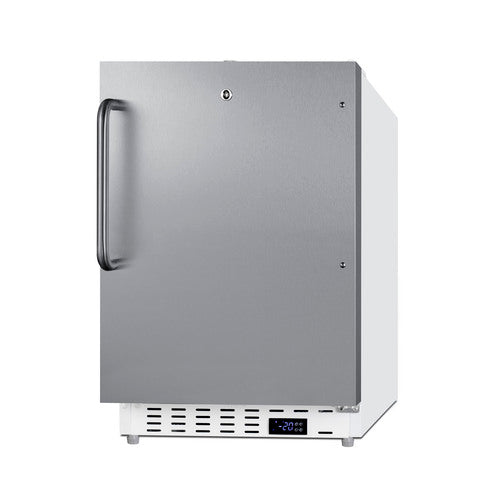 Summit Built-In Commercial All-Freezer, ADA Compliant, 20" Wide, White (SCF505SSTBADA)