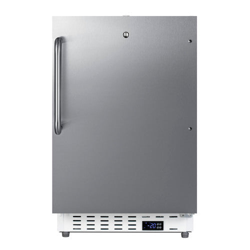 Summit Built-In Commercial All-Freezer, ADA Compliant, 20" Wide, White (SCF505SSTBADA)
