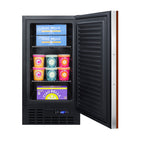 Summit 18" Built-In All-Freezer, ADA Compliant (Panel Not Included), Black (SCFF1842IFADA)