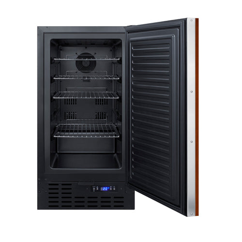 Summit 18" Built-In All-Freezer, ADA Compliant (Panel Not Included), Black (SCFF1842IFADA)