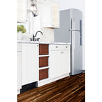 Summit 18" Built-In All-Freezer, ADA Compliant (Panel Not Included), Black (SCFF1842IFADA)