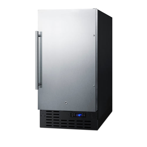 Summit 18" Built-In All-Freezer, ADA Compliant, Black (SCFF1842SSADA)