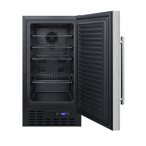 Summit 18" Built-In All-Freezer, ADA Compliant, Black (SCFF1842SSADA)