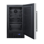 Summit 18" Built-In All-Freezer, ADA Compliant, Black (SCFF1842SSADA)