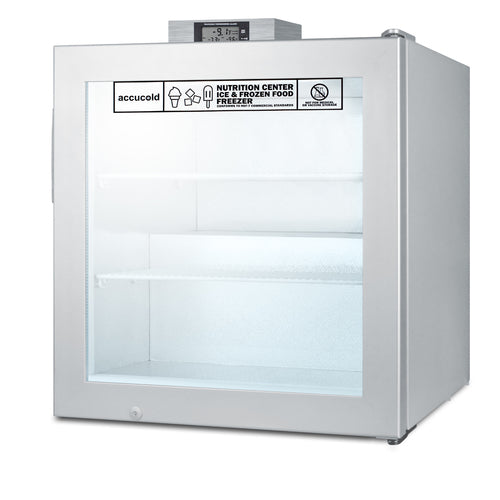 Summit Compact All-Freezer, Gray (SCFU386NZ)