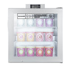 Summit Compact All-Freezer, Gray (SCFU386NZ)