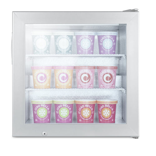 Summit Compact All-Freezer, Gray (SCFU386)