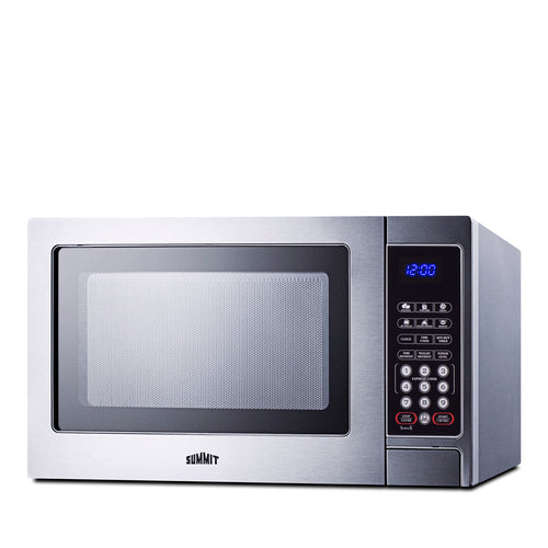 Summit Compact Microwave, Stainless Steel (SCM853)