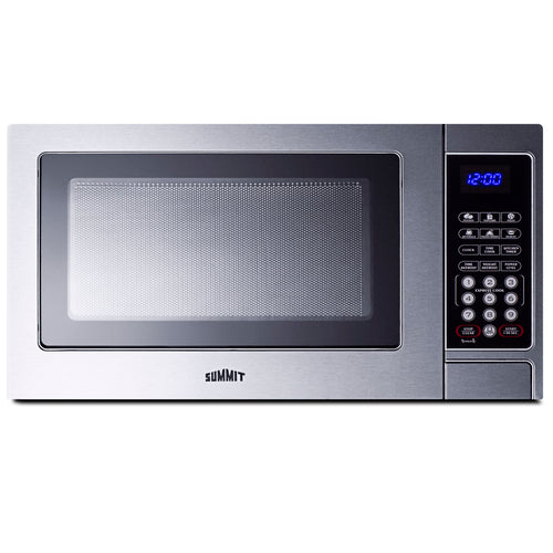 Summit Compact Microwave, Stainless Steel (SCM853)