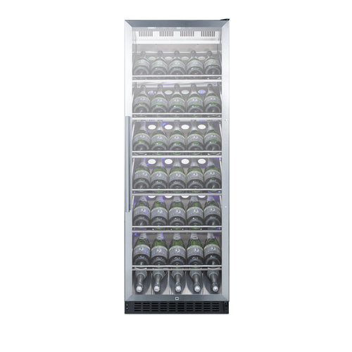 Summit Single Zone Commercial Wine Cellar, 24" Wide, Stainless Steel (SCR1401CHCSS)
