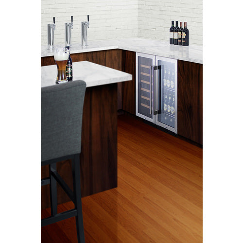 Summit Built-In Wine Cellar, 15" Wide, Black (SWC1535B)