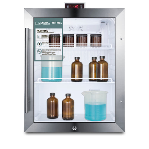 Summit Compact All-Refrigerator, Black (SCR314LDTGP)