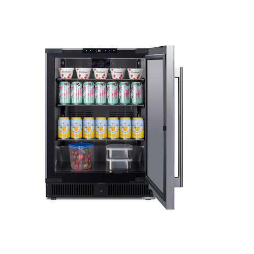 Summit Built-In Beverage Center, 24" Wide, Stainless Steel (SCR610BLSDCSS)