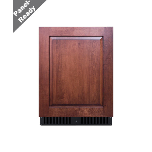 Summit Built-In Beverage Center (Panel Not Included), 24" Wide, Black (SCR610BLSDIF)