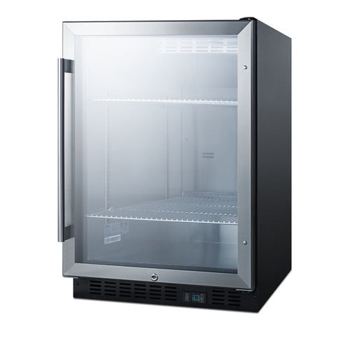 Summit Built-In Beverage Center, 24" Wide, Black (SCR610BL)