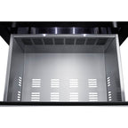 Summit 2-Drawer All-Refrigerator, 24" Wide, Black (SDHDR2446)