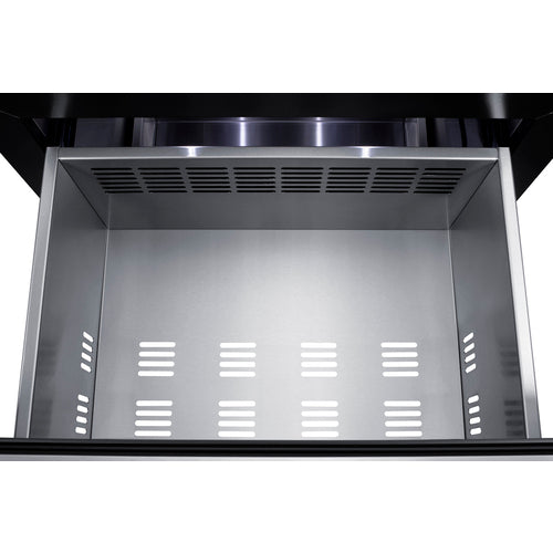 Summit 2-Drawer All-Refrigerator, 24" Wide, Black (SDHDR2446)