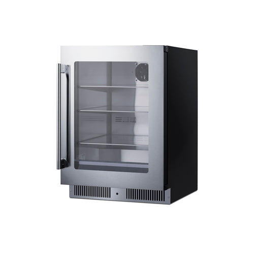 Summit Built-In Beverage Center, 24" Wide, Black (SDHG2443)
