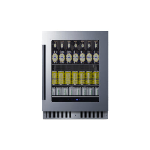 Summit Built-In Beverage Center, 24" Wide, Black (SDHG2443)