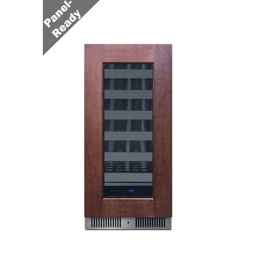 Summit Built-In Wine Cellar (Panel Not Included), 15" Wide, Black (SDHW1532PNR)