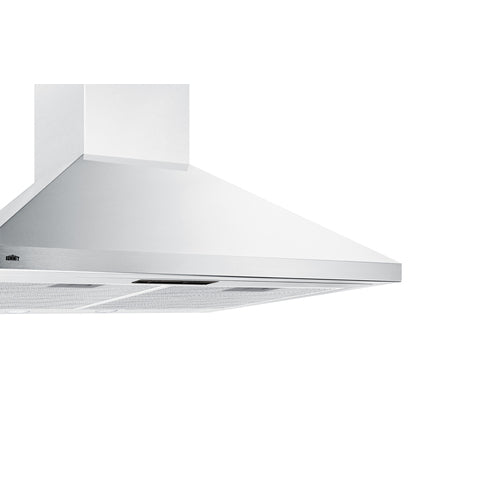 Summit Wall-Mounted Range Hood, ADA-Compliant, 30" Wide, Stainless Steel (SEH1530SSADA)