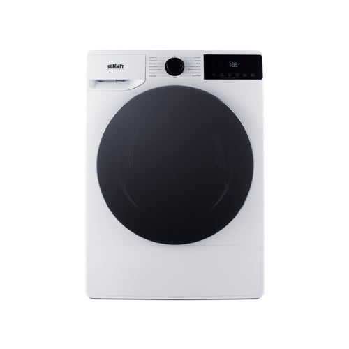 Summit 208-240V Vented Dryer, 24" Wide, White (SLDV342)