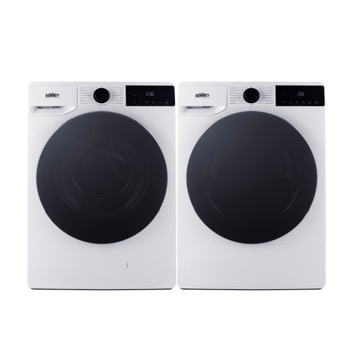 Summit Washer/Vented Dryer Combination, White (SLS3412W)
