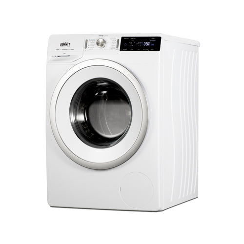 Summit 208-240V Washer, 24" Wide, White (SLW241W)