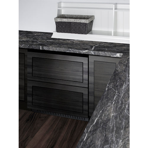 Summit 2-Drawer All-Refrigerator, ADA Compliant (Panels Not Included), 27" Wide, Black (SPR275OS2DPNRADA)