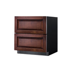 Summit 2-Drawer All-Refrigerator, ADA Compliant (Panels Not Included), 30" Wide, Black (SPR3032DPNRADA)