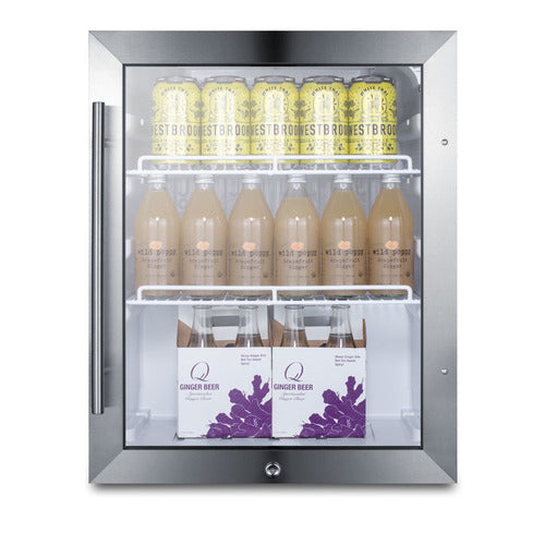 Summit Compact Outdoor Beverage Center, Stainless Steel (SPR314LOSCSS)