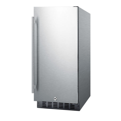 Summit Outdoor All-Refrigerator, 15" Wide, Stainless Steel (SPR316OSCSS)