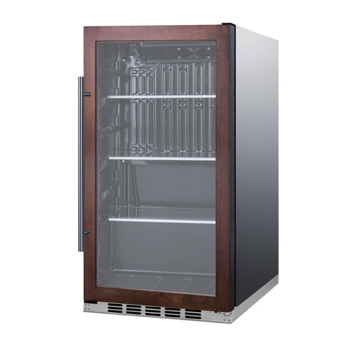 Summit Shallow Depth Indoor/Outdoor Beverage Cooler, Stainless Steel (SPR488BOSCSSPNR)