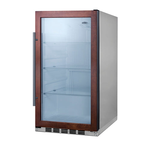 Summit Shallow Depth Indoor/Outdoor Beverage Cooler, Stainless Steel (SPR489OSCSSPNR)