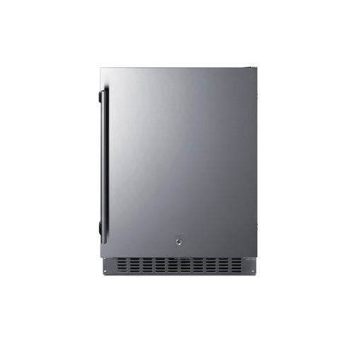 Summit Outdoor All-Refrigerator, ADA Compliant, 24" Wide, Stainless Steel (SPR618OSADA)