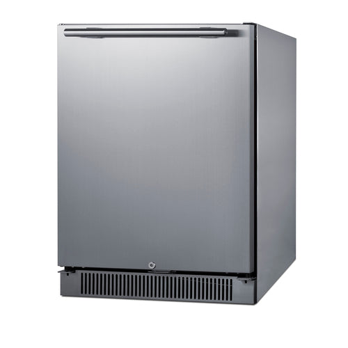 Summit Built-In Outdoor All-Refrigerator, 24" Wide, Stainless Steel (SPR623OSCSS)