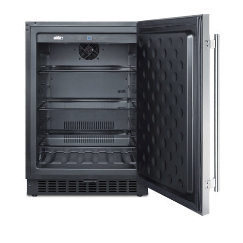 Summit Outdoor All-Refrigerator, 24" Wide, Stainless Steel (SPR627OSCSS)