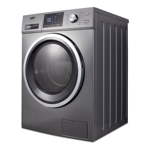 Summit 115V Washer/Dryer Combo, 24" Wide, Platinum (SPWD2203P)
