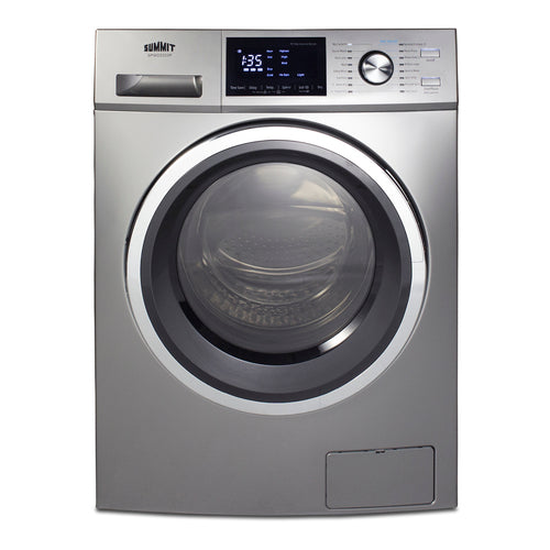 Summit 115V Washer/Dryer Combo, 24" Wide, Platinum (SPWD2203P)