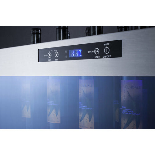 Summit 12 Bottle Wine Cooler, Stainless Steel (STC12)