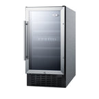 Summit Built-In Wine Cellar, ADA Compliant, 18" Wide, Stainless Steel (SWC182ZCSSADA)