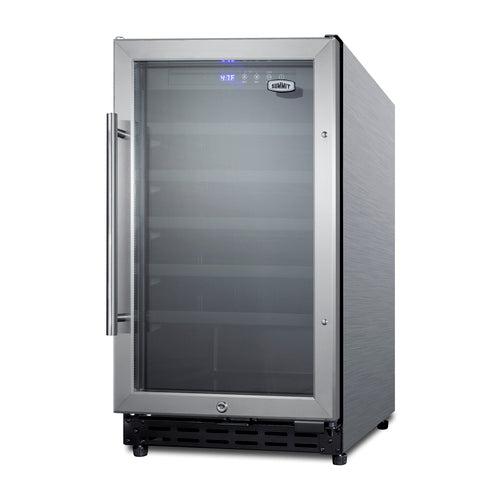Summit Built-In Wine Cellar, ADA Compliant, 18" Wide, Stainless Steel (SWC1840BCSSADA)