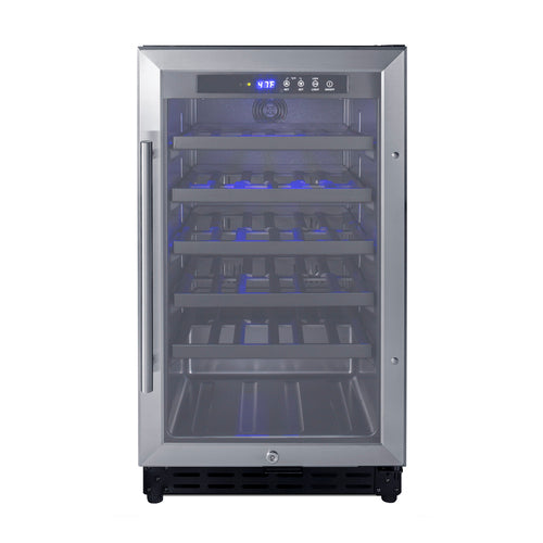 Summit Built-In Wine Cellar, ADA Compliant, 18" Wide, Stainless Steel (SWC1840BCSSADA)