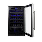 Summit Built-In Wine Cellar, ADA Compliant, 18" Wide, Black (SWC1840BADA)