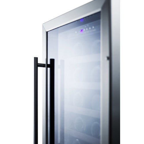 Summit Built-In Wine Cellar, 18" Wide, Black (SWC1840B)