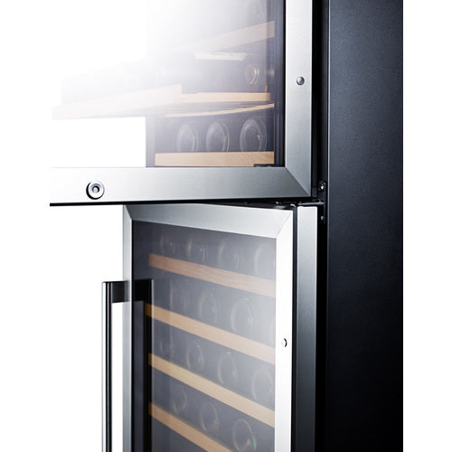 Summit Wine Cellar, 24" Wide, Black (SWC1875B)