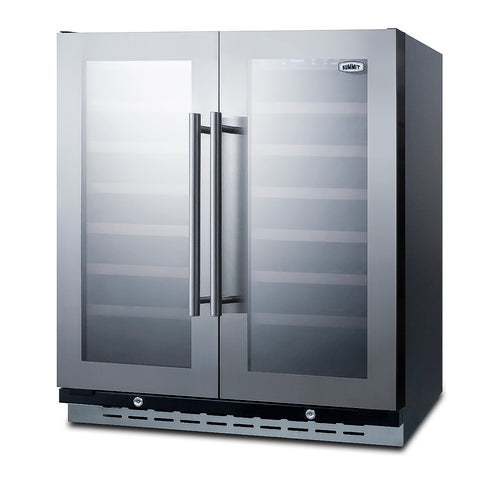 Summit Built-In Wine Cellar, 30" Wide, Black (SWC3066B)